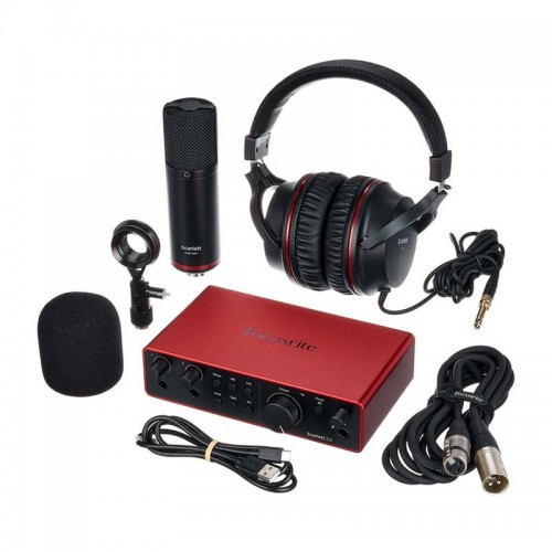 پک استودیویی فوکوسرایت Focusrite Scarlett 2I2 Bundle 4th Generation