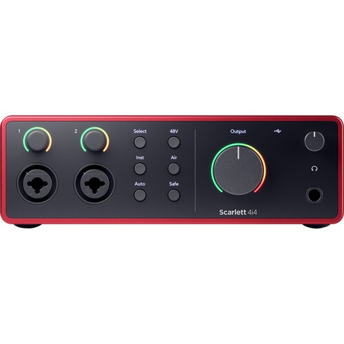 کارت صدا فوکوسرایت Focusrite Scarlett 4i4 4th Gen