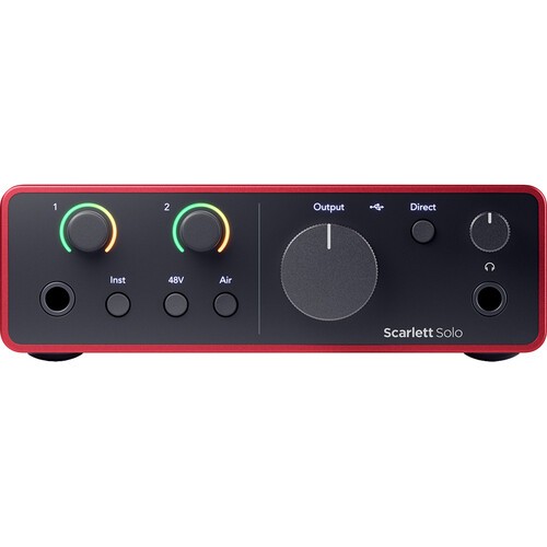 کارت صدا فوکوسرایت Focusrite Scarlett Solo 4th Gen