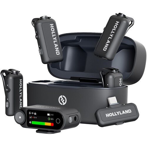 میکروفن بی سیم یقه ای هالی لند Hollyland LARK MAX 2 Combo