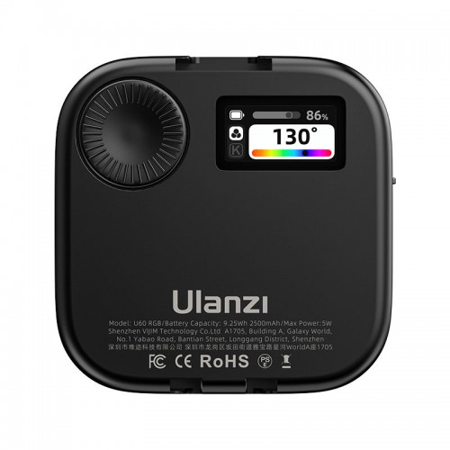 نور ثابت ال ای دی پرتابل Ulanzi U60 RGB light (black)
