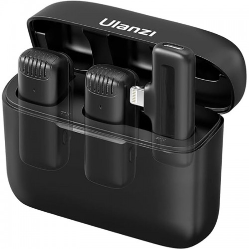 میکروفون اولانزی Ulanzi J12 Wireless Lavalier Microphone for iPhone