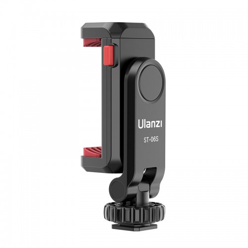 سه پایه تلفن Ulanzi ST-06S Hot Shoe Phone Clamp Black