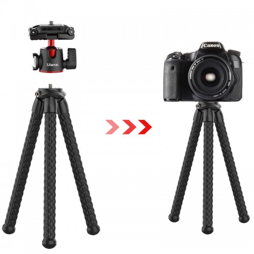 سه پایه اختاپوسی ULANZI MT-33 Octopus Tripods with Cold Shoe Mount Ballhead