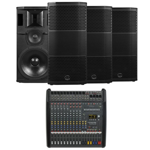 ست بلندگو و پاورمیکسر دایناکورد TITAN REASON X12×4 + PM1000