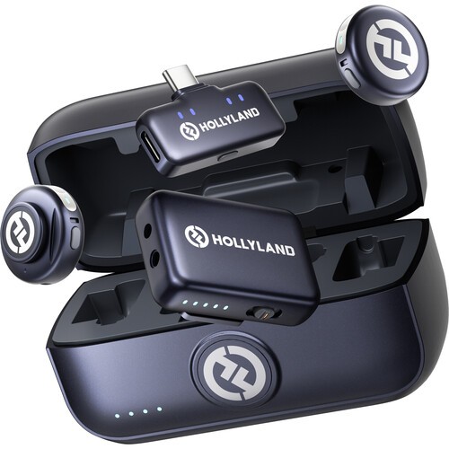 میکروفن بی سیم یقه ای هالی لند Hollyland LARK M3 Combo 2TX&2RX