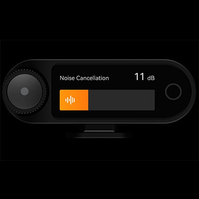 کنترل دقیق نویز در لحظه میکروفون LARK MAX 2