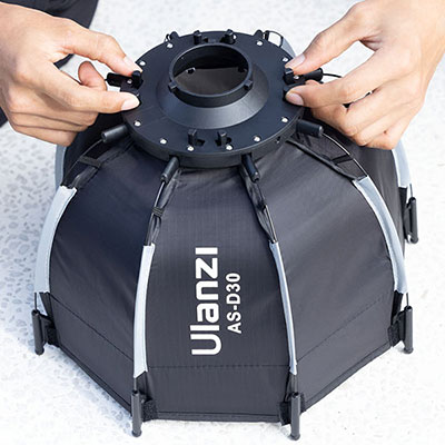 مکانیسم راه‌اندازی سریع و آسان اکتاباکس اولانزی Ulanzi AS-D30