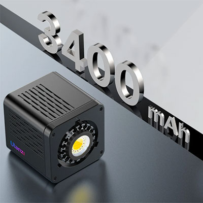 عمر باتری و گزینه‌های شارژ Ulanzi L024 40W RGB