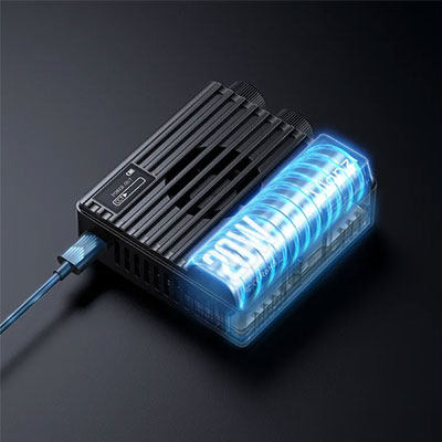 ظرفیت باتری و مدیریت حرارت Ulanzi LE20