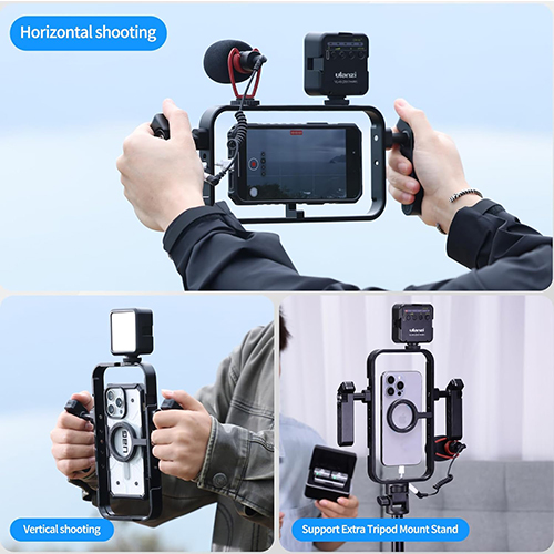 کیفیت ساخت و قابلیت استفاده در حالت عمودی/افقی Ulanzi MG-001