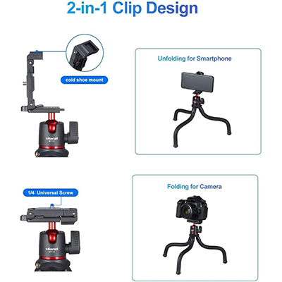 طراحی 2 در 1 و قابل جداسازی Ulanzi MT-11