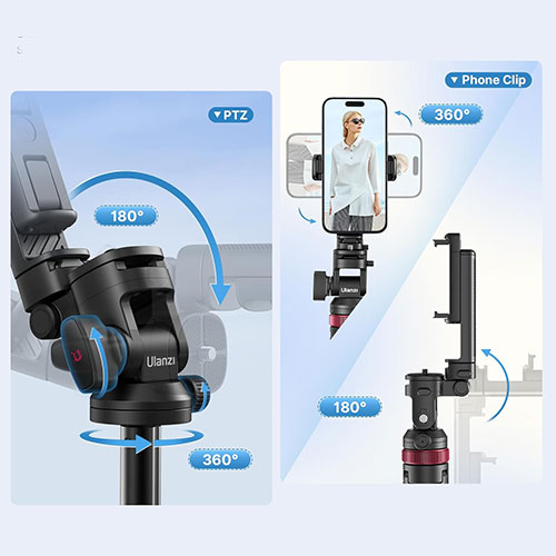 هد با چرخش 360 درجه و تیلت 180 درجه Ulanzi MT-78