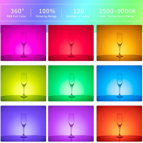 همه کاره با سه حالت نورپردازی Ulanzi VL120