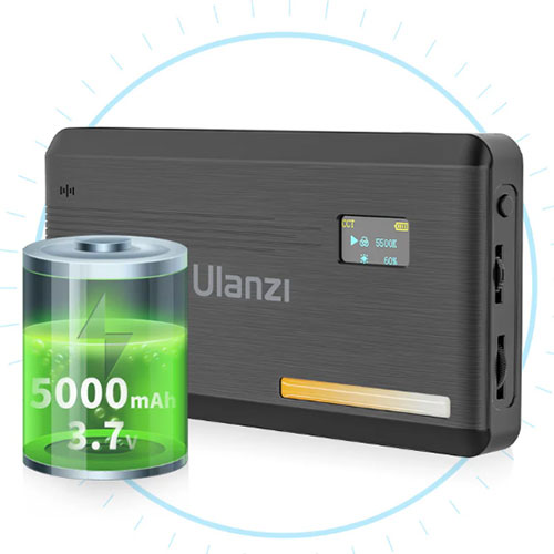 قابلیت حمل و عمر باتری Ulanzi VL200