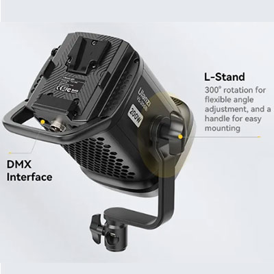 رابط DMX برای کنترل حرفه‌ای Ulanzi COB VL-200Bi