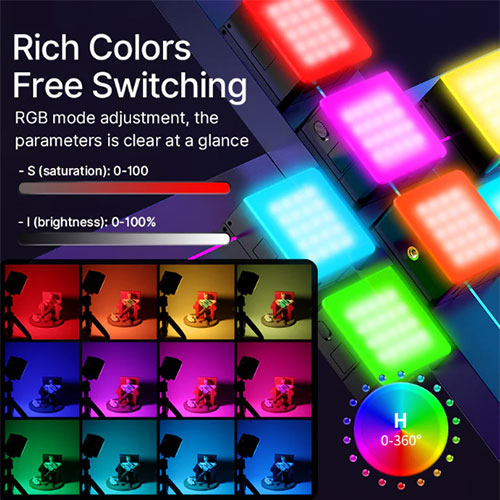 کنترل و شکل‌دهی به نور Ulanzi VL49 Pro RGB