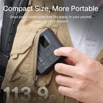 طراحی جیبی و قابلیت نصب مغناطیسی Ulanzi VL49 Pro RGB